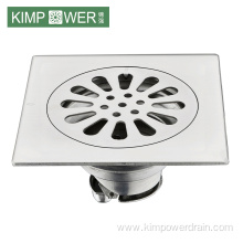 4 inch kitchen balcony square shower drain